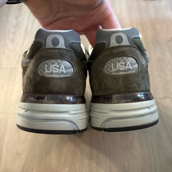 New Balance 993 Made in USA Sneakers – Military Green / Gray – Men’s 12 - Picture 5 of 11